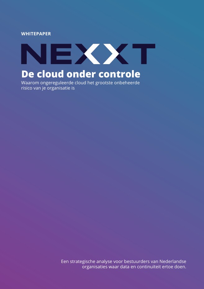 Voorkant Whitepaper Cloud onder controle